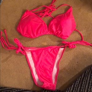 Neon Pink Bathing Suit